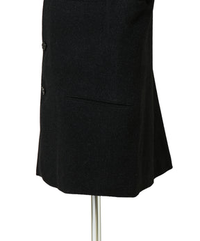 Silk Cashmere Tweed Collarless Jacket