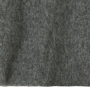 Cashmere Middle Gauge Henley Neck Sweater