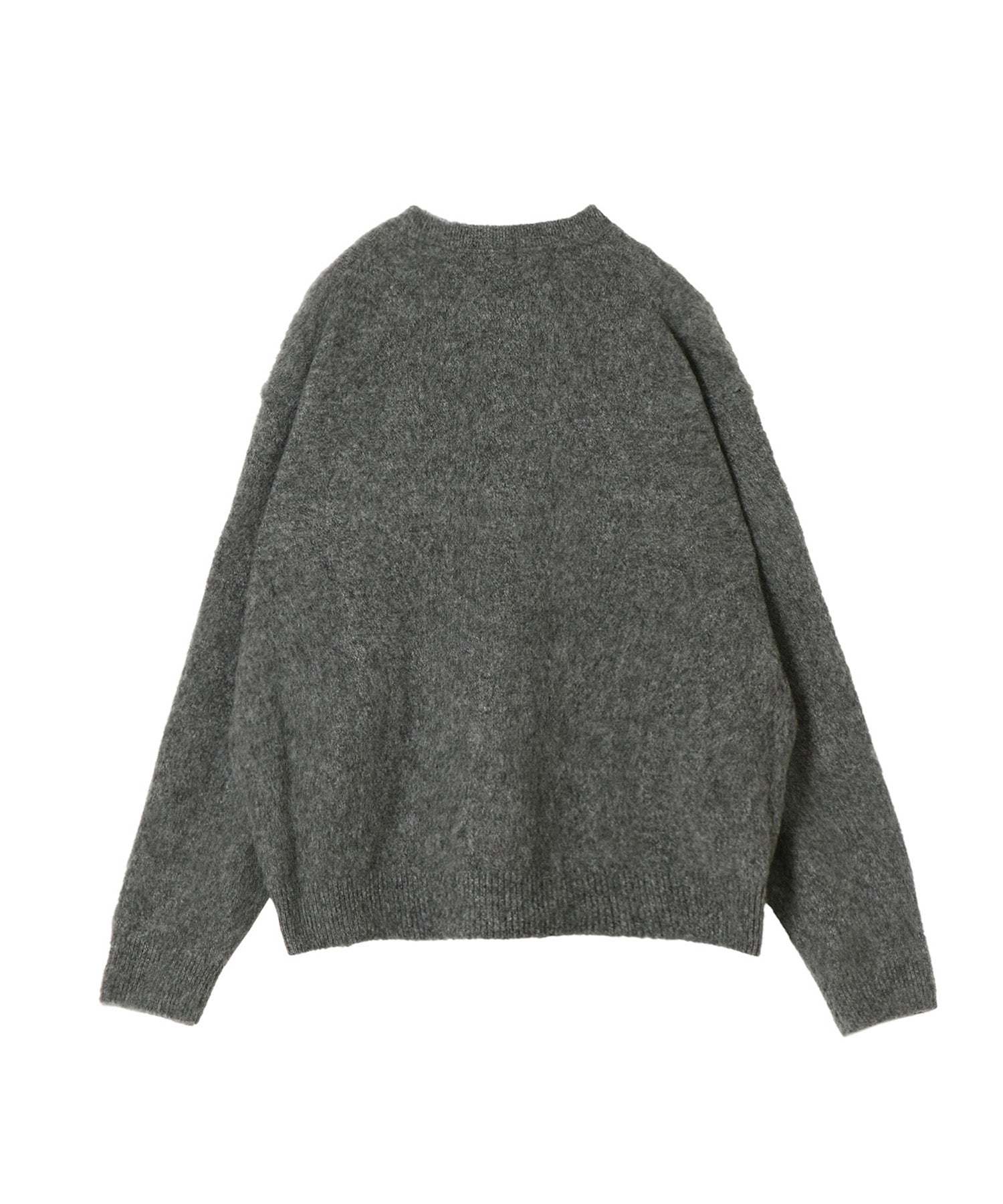 Cashmere Middle Gauge Henley Neck Sweater