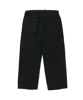 No.22 Washed Wide Denim Pants