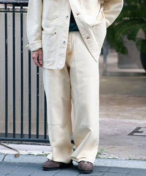 Vintage Silk Hemp Double Knee Pants
