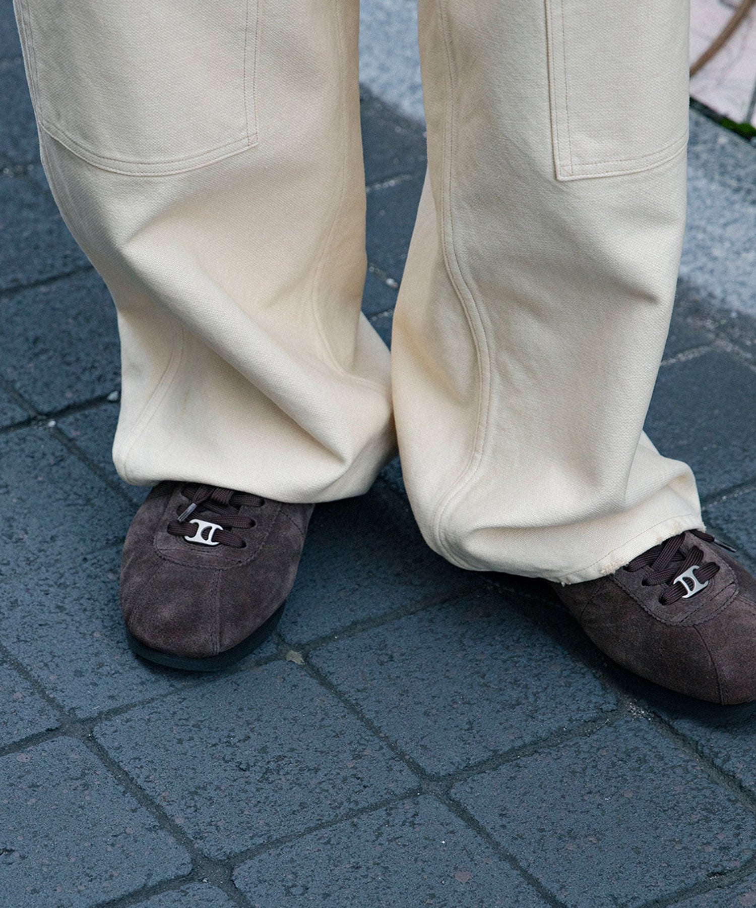 Vintage Silk Hemp Double Knee Pants