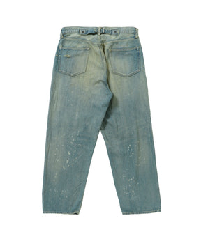No.37 Washed Wide Denim Pants