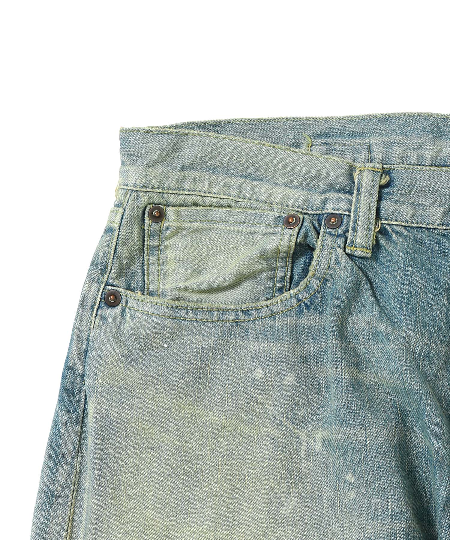 No.37 Washed Wide Denim Pants