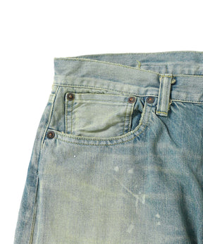 No.37 Washed Wide Denim Pants