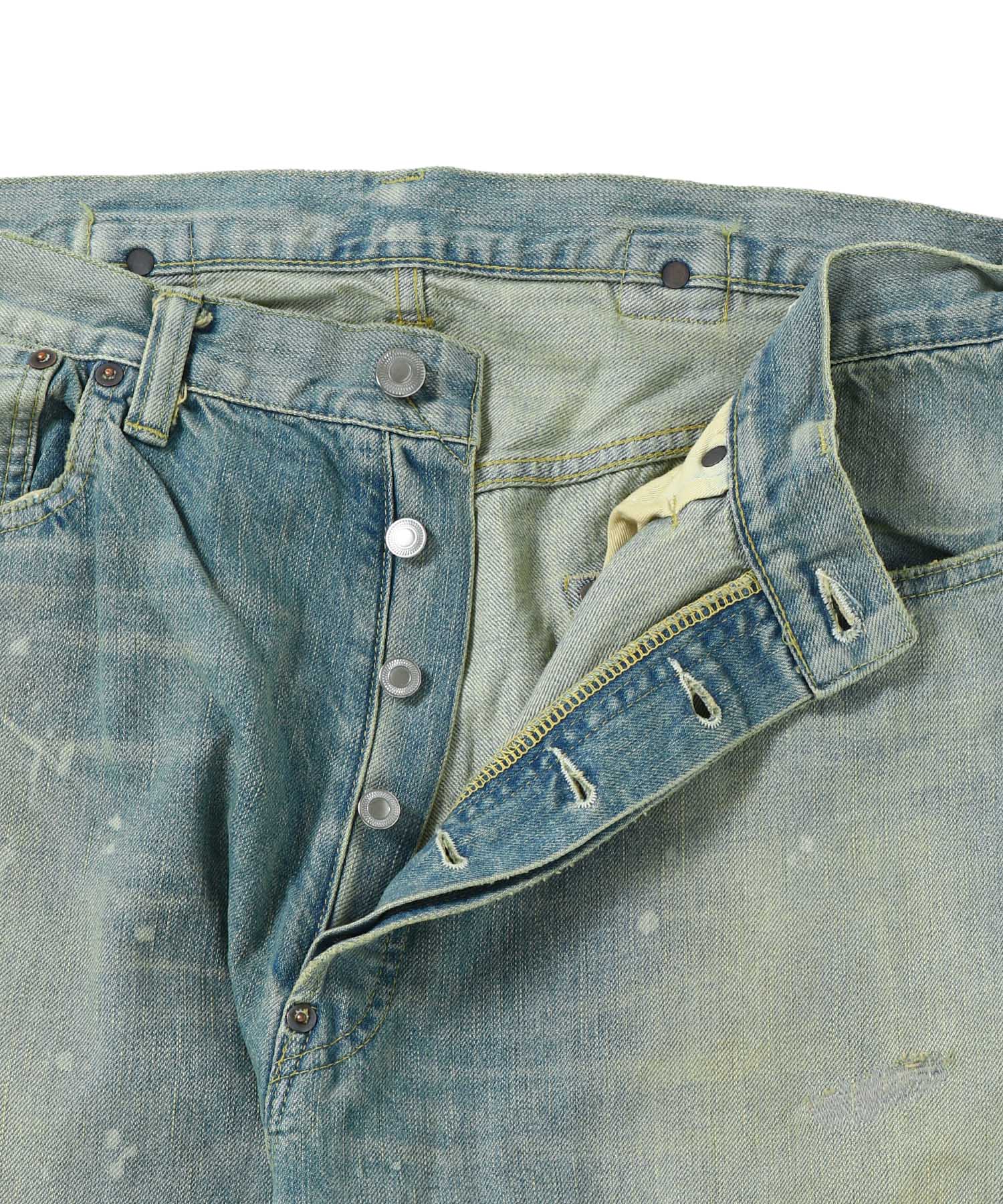 No.37 Washed Wide Denim Pants