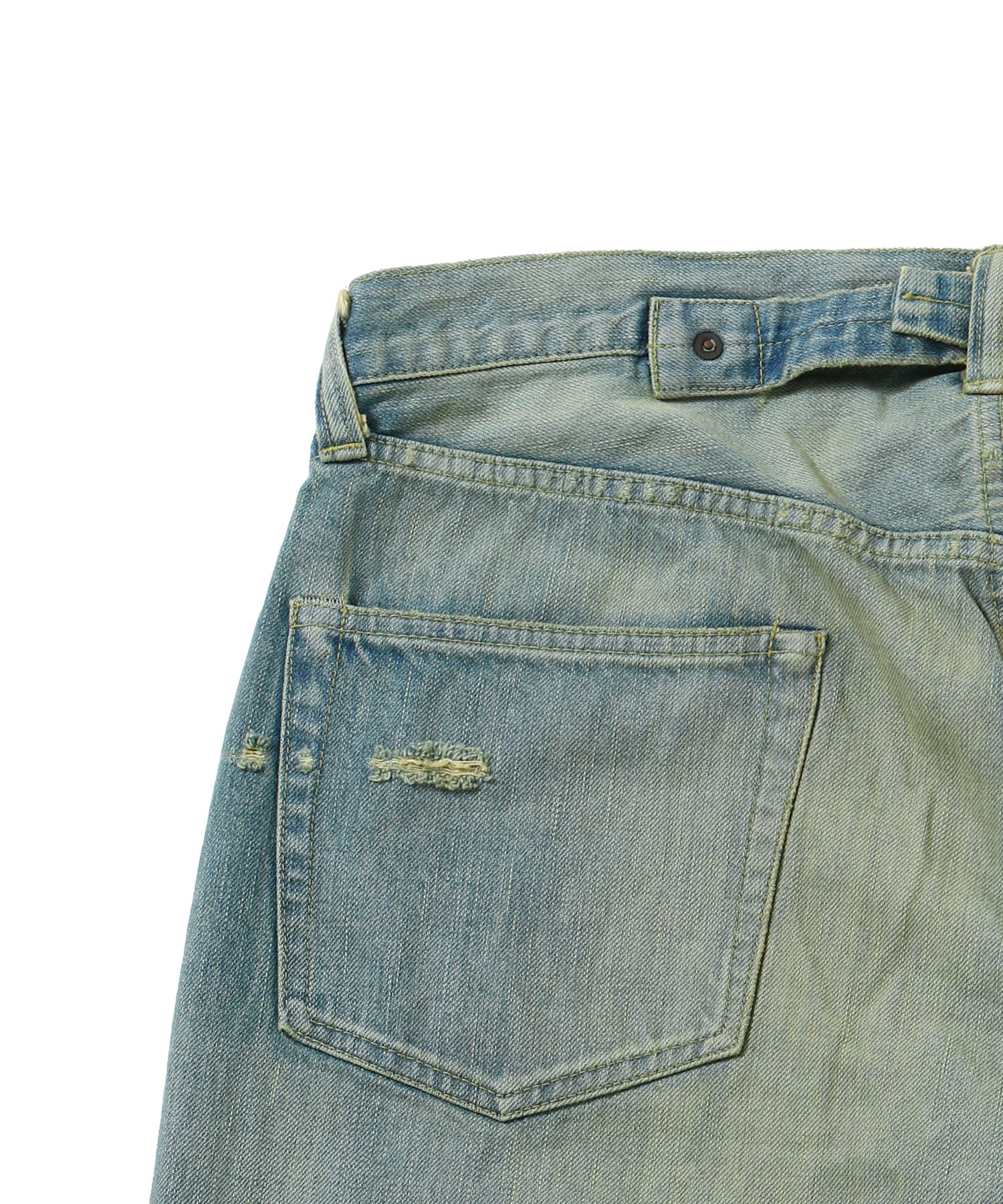 No.37 Washed Wide Denim Pants