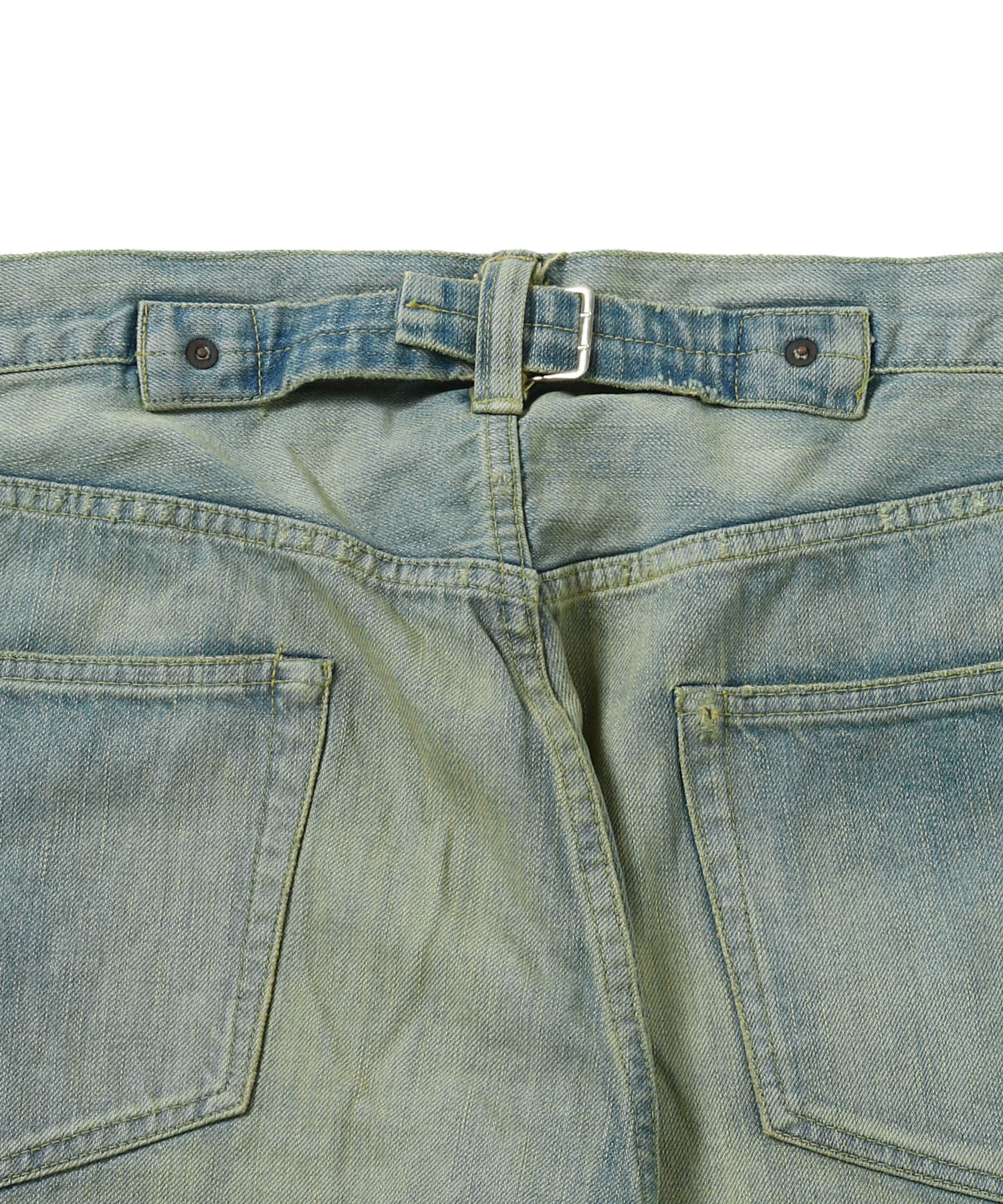 No.37 Washed Wide Denim Pants