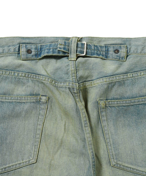 No.37 Washed Wide Denim Pants
