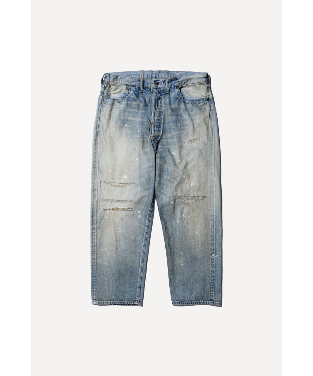 No.37 Washed Wide Denim Pants
