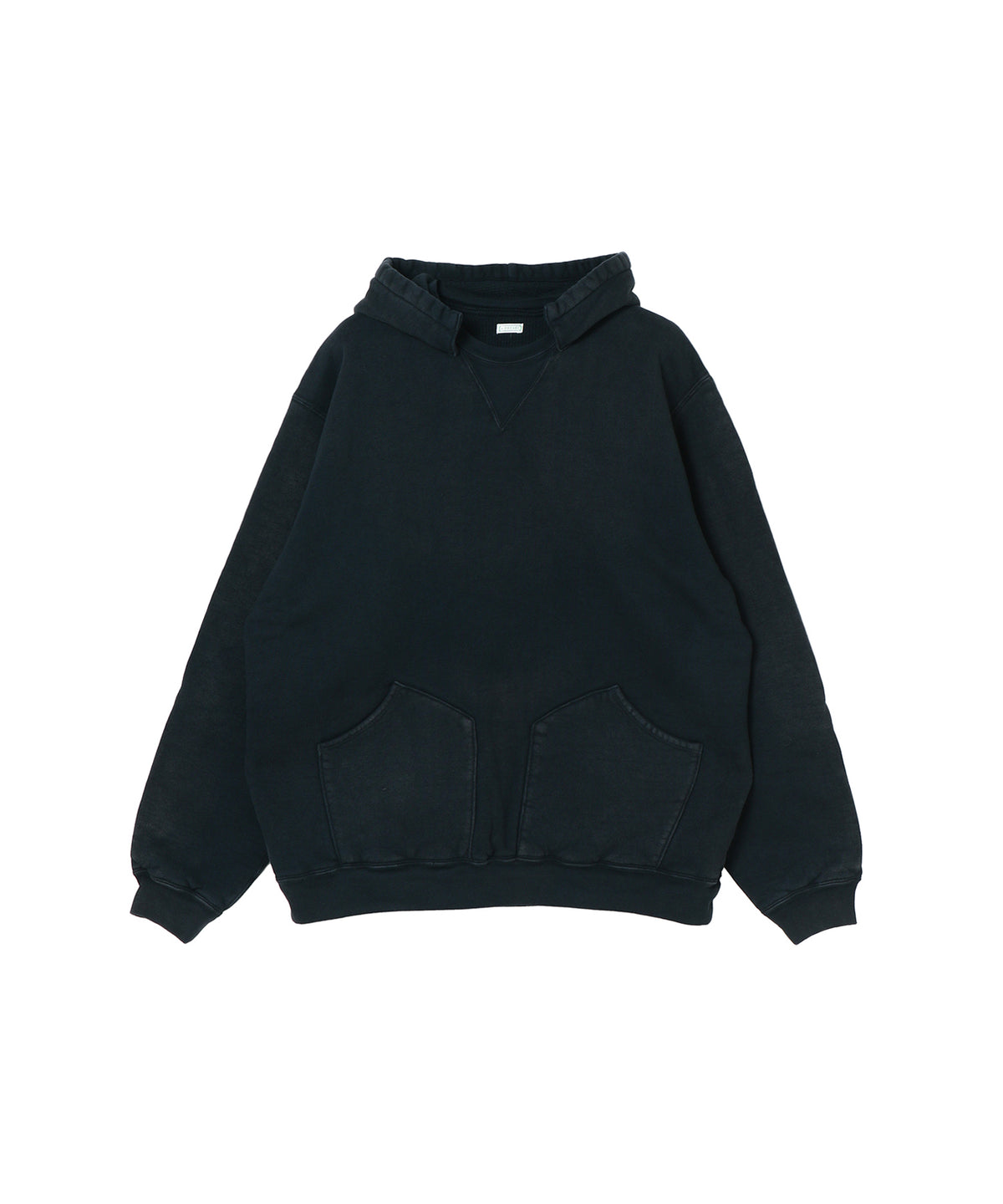 Vintage Attached Hood Sweat Parka