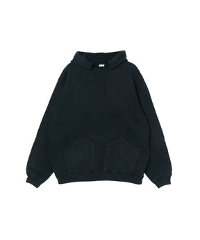 Vintage Attached Hood Sweat Parka