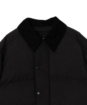 SUEDE COLLAR DOWN JACKET