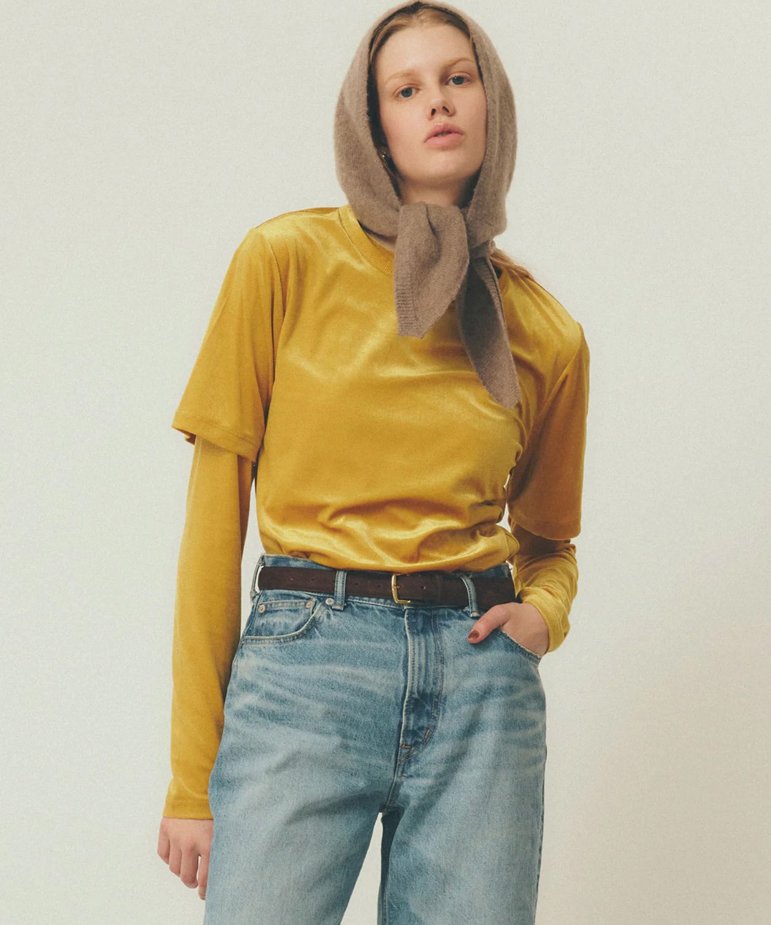 SUEDE PLUMP BELT