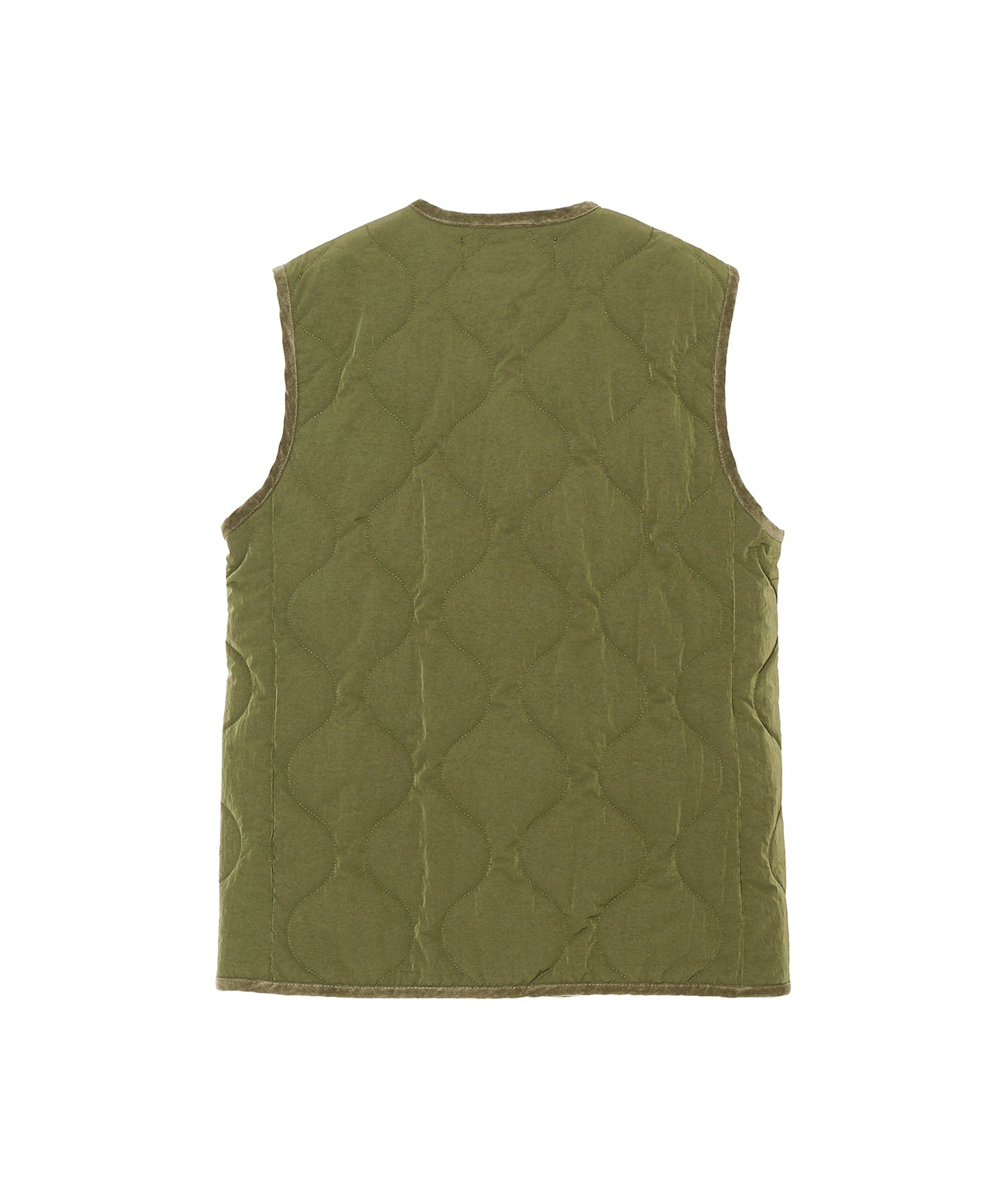 CHINA BUTTON QUILTED VEST