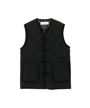 CHINA BUTTON QUILTED VEST