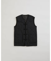 CHINA BUTTON QUILTED VEST