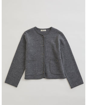 WOOL KNIT JACKET
