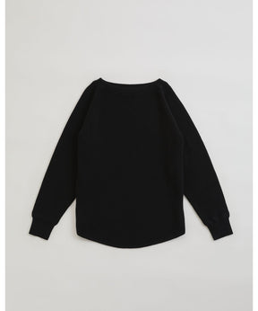 WAFFLE KNIT PULLOVER