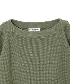 WAFFLE KNIT PULLOVER