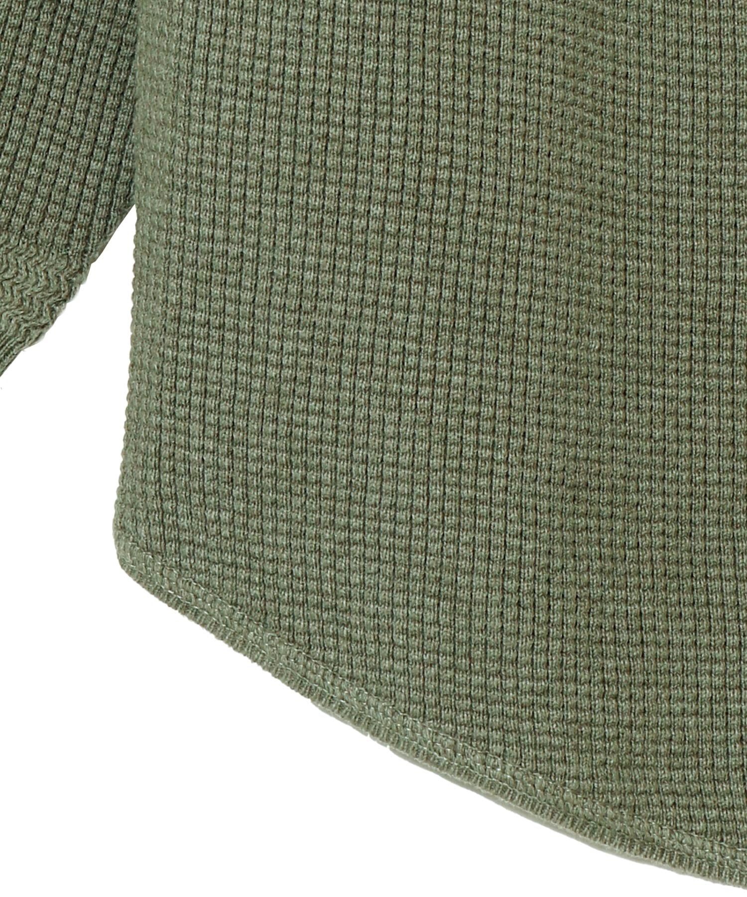 WAFFLE KNIT PULLOVER