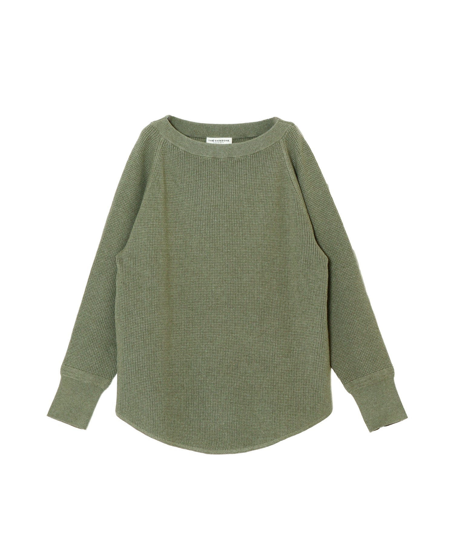 WAFFLE KNIT PULLOVER