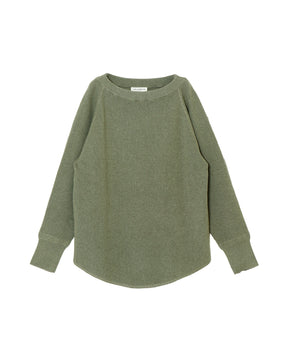WAFFLE KNIT PULLOVER