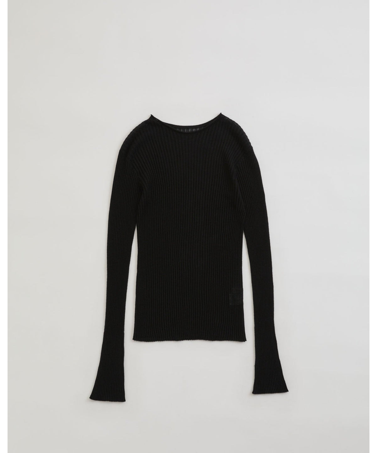 CASHMERE SILK RIB KNIT
