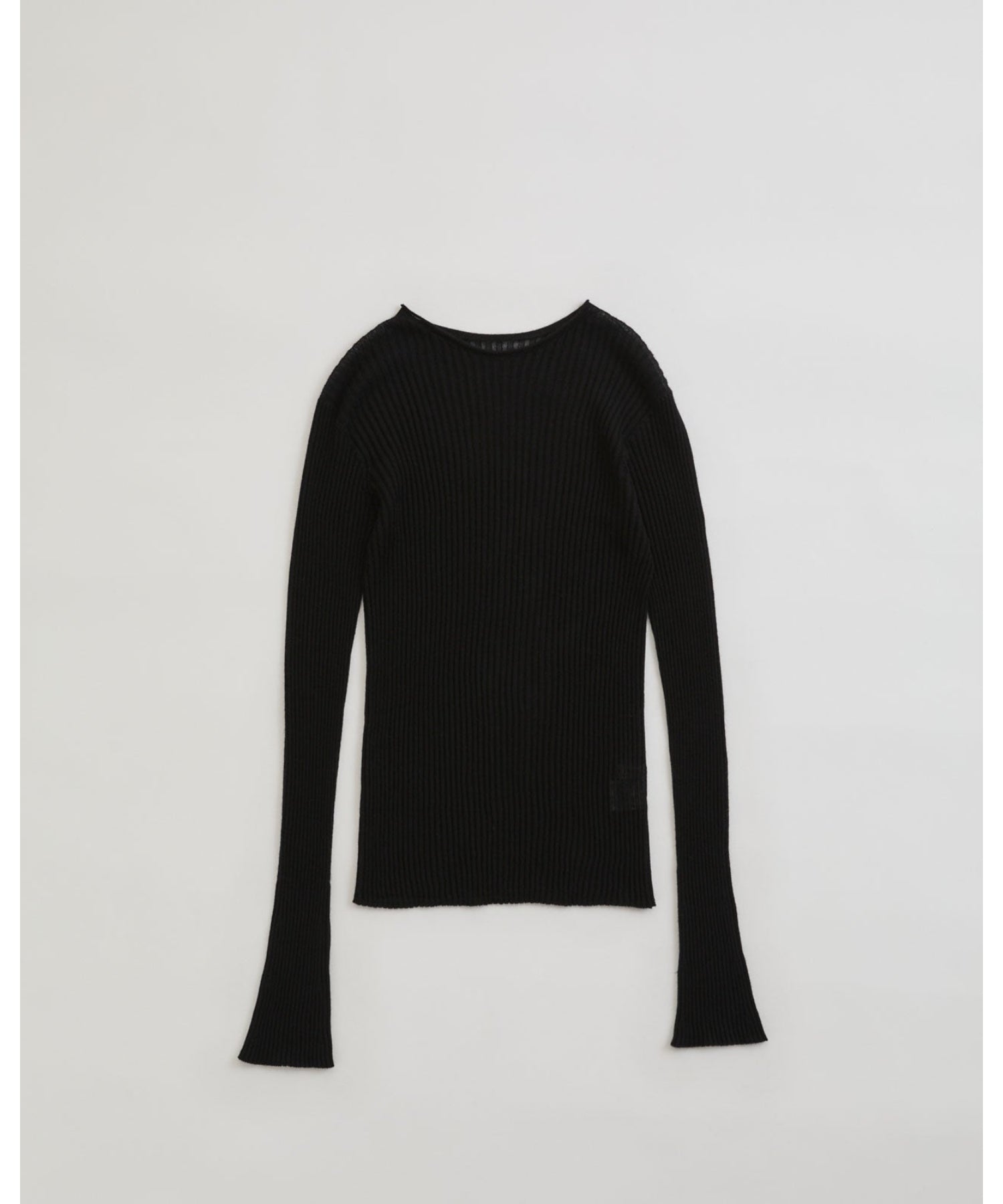 CASHMERE SILK RIB KNIT