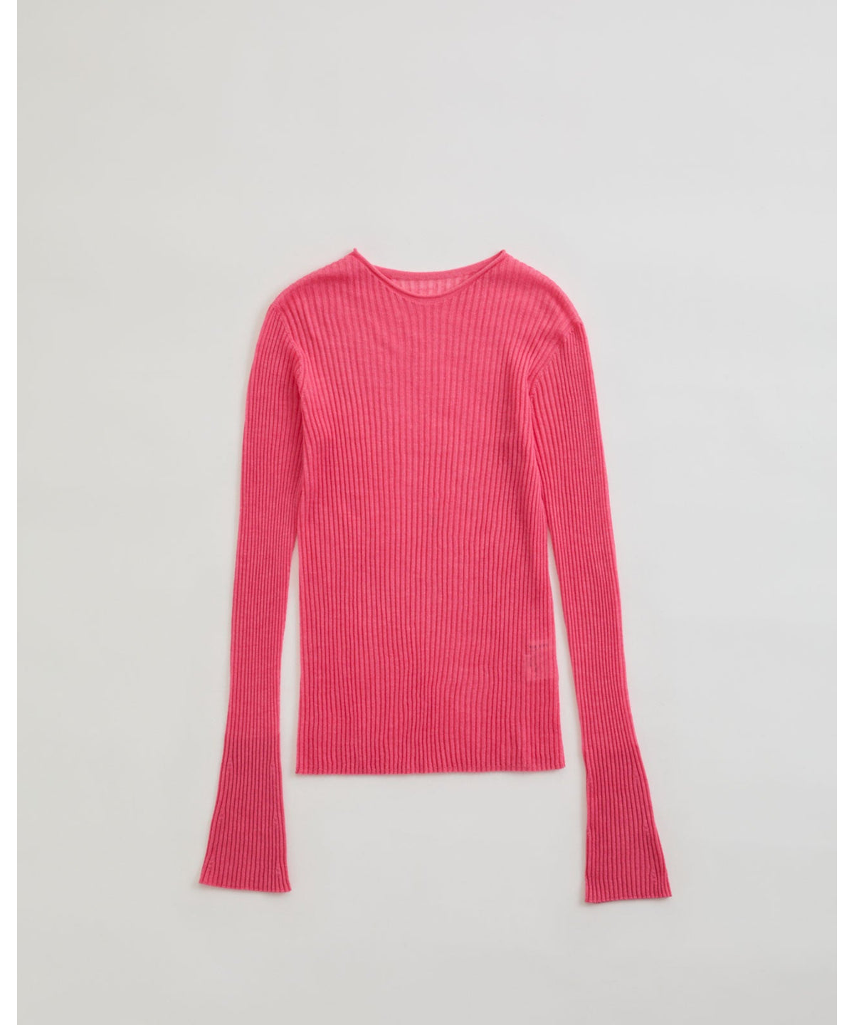 CASHMERE SILK RIB KNIT