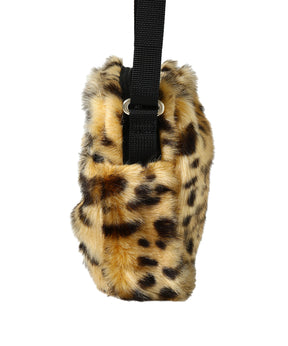 SPEAK EASY / LEOPARD FAUX FUR SHOULDER MINI BAG