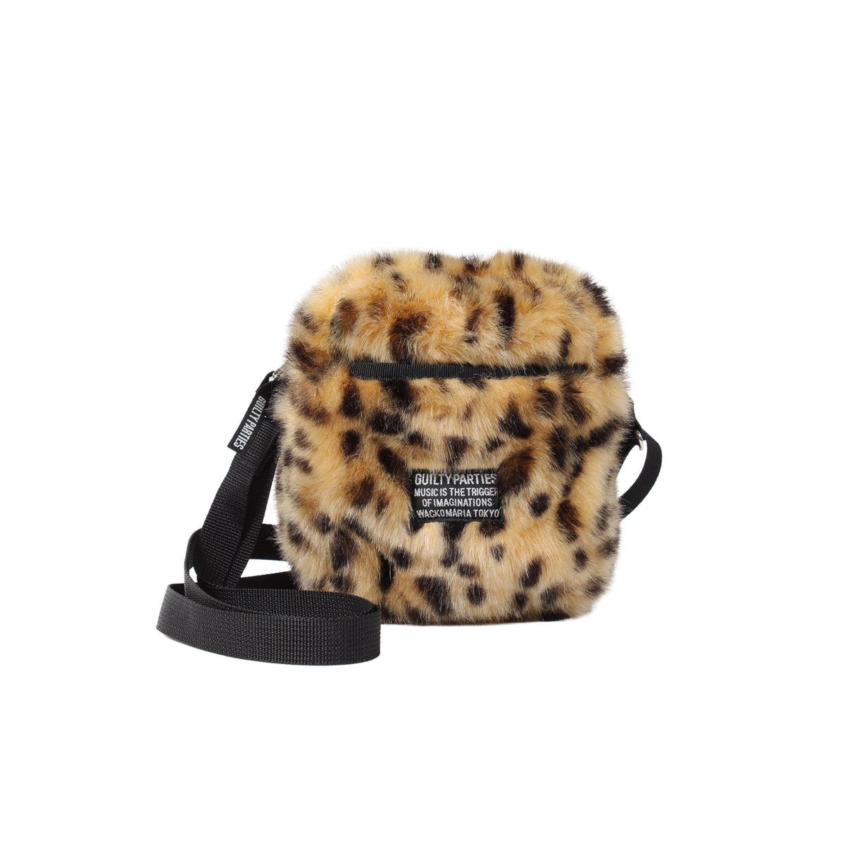 SPEAK EASY / LEOPARD FAUX FUR SHOULDER MINI BAG - WACKO