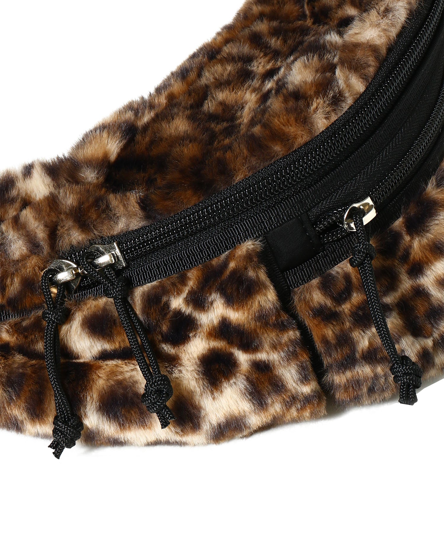 SPEAK EASY / LEOPARD FAUX FUR WAIST BAG