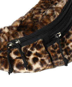 SPEAK EASY / LEOPARD FAUX FUR WAIST BAG