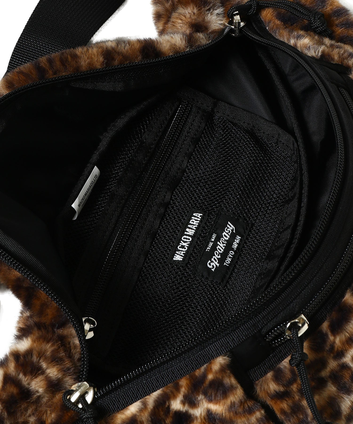 SPEAK EASY / LEOPARD FAUX FUR WAIST BAG