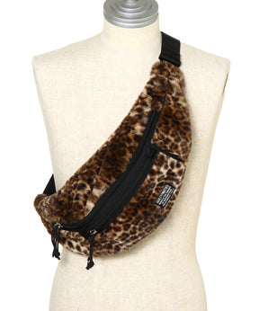 SPEAK EASY / LEOPARD FAUX FUR WAIST BAG