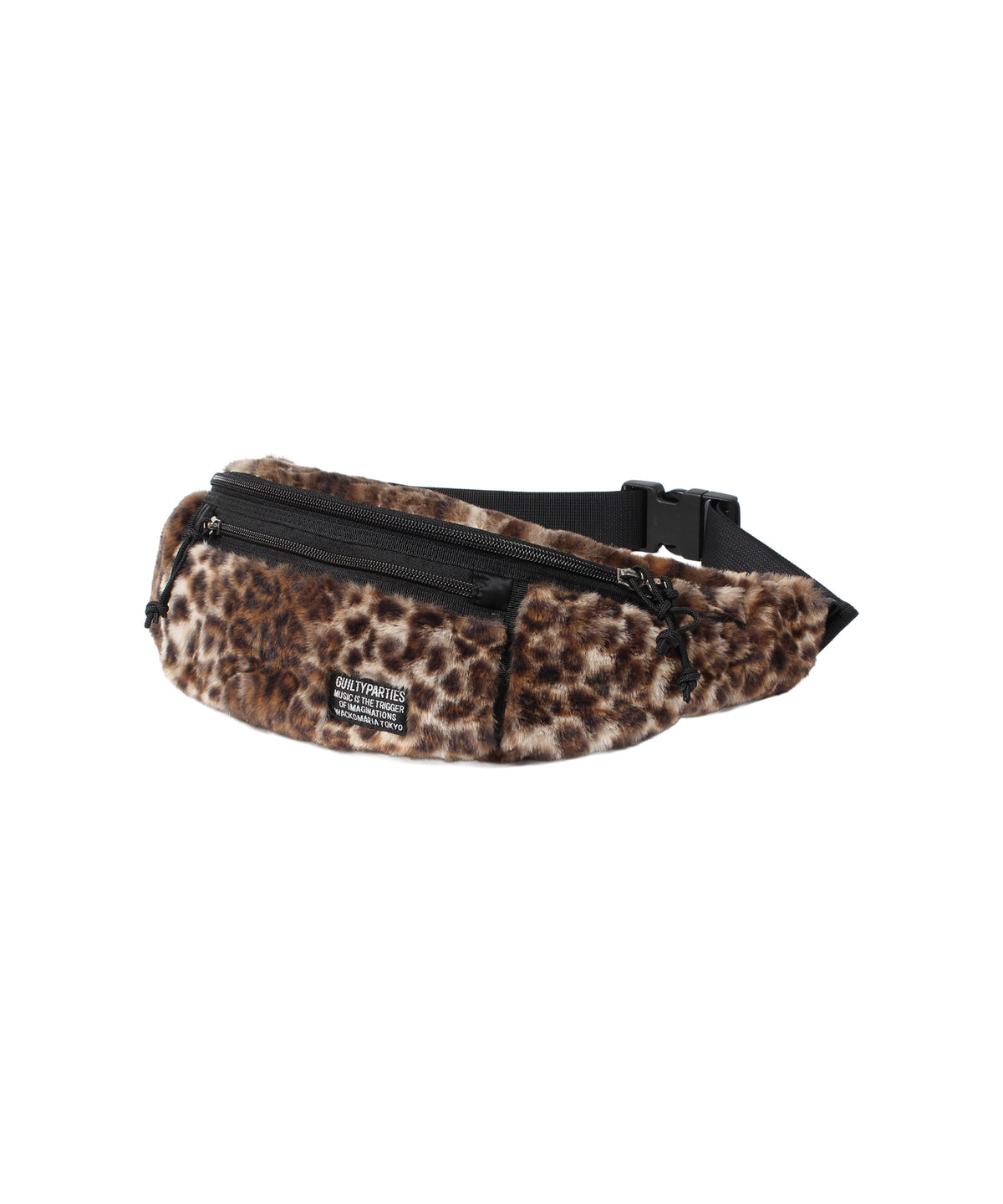 SPEAK EASY / LEOPARD FAUX FUR WAIST BAG