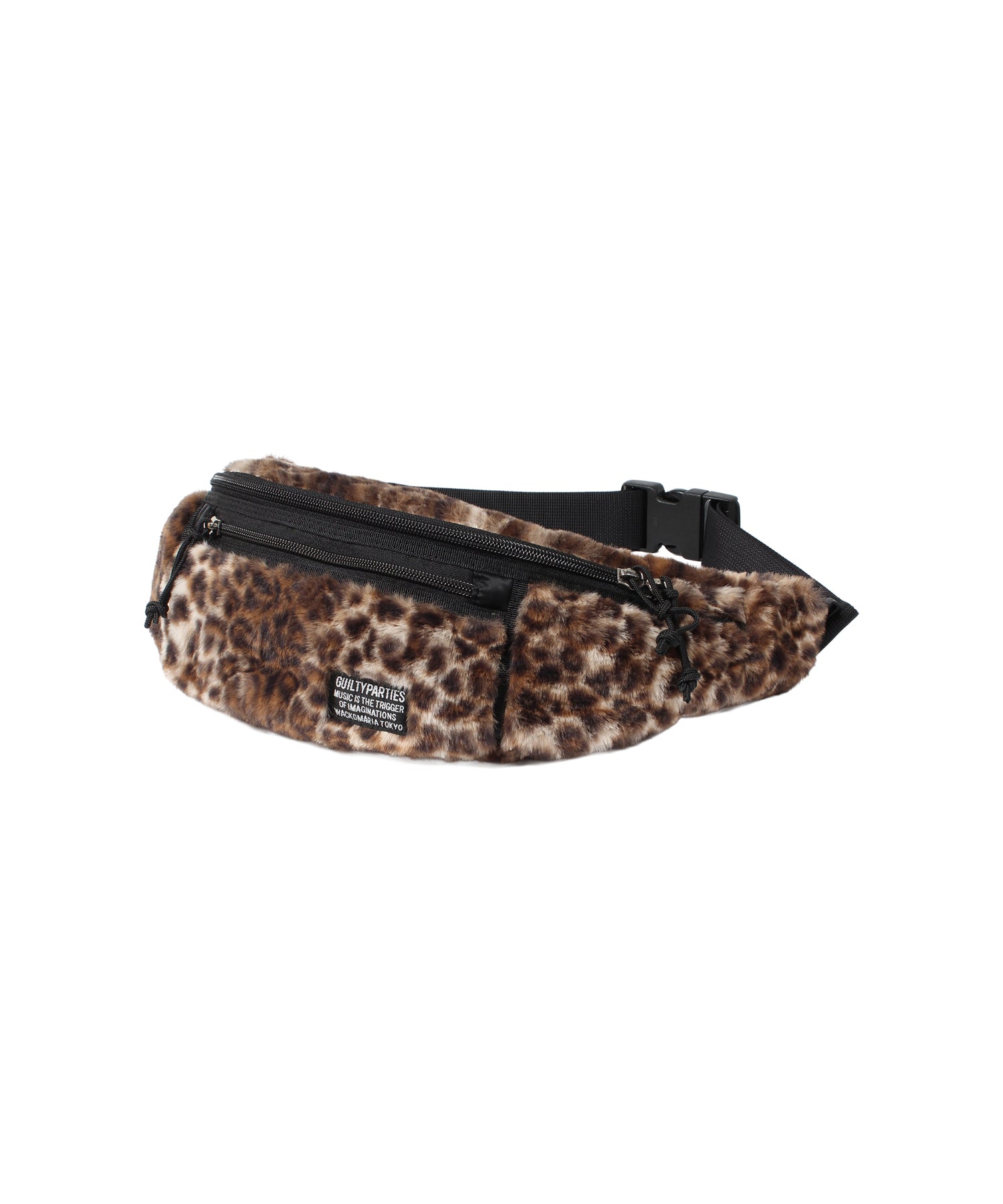 SPEAK EASY / LEOPARD FAUX FUR WAIST BAG