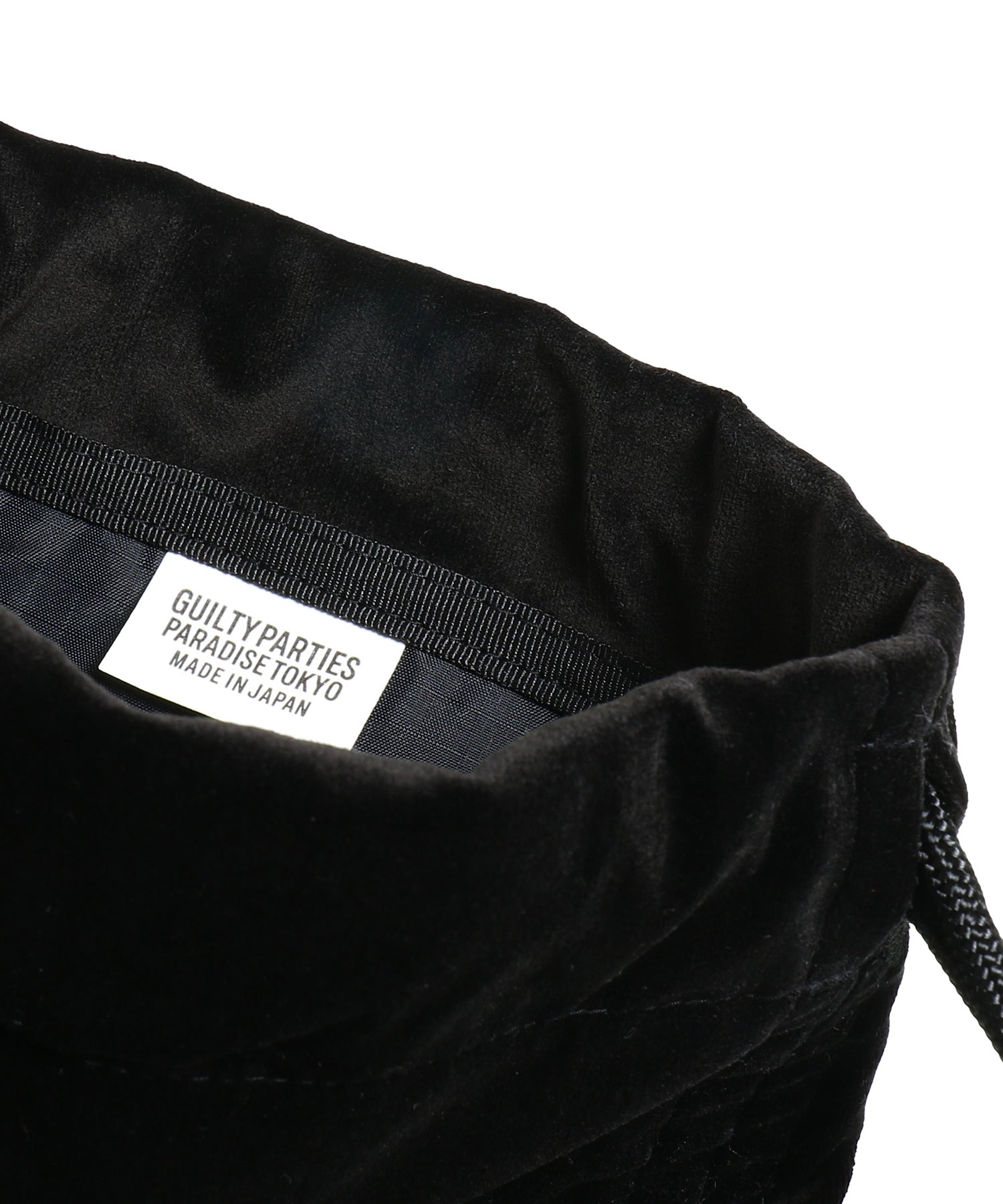 VELVET DRAWSTRING BAG