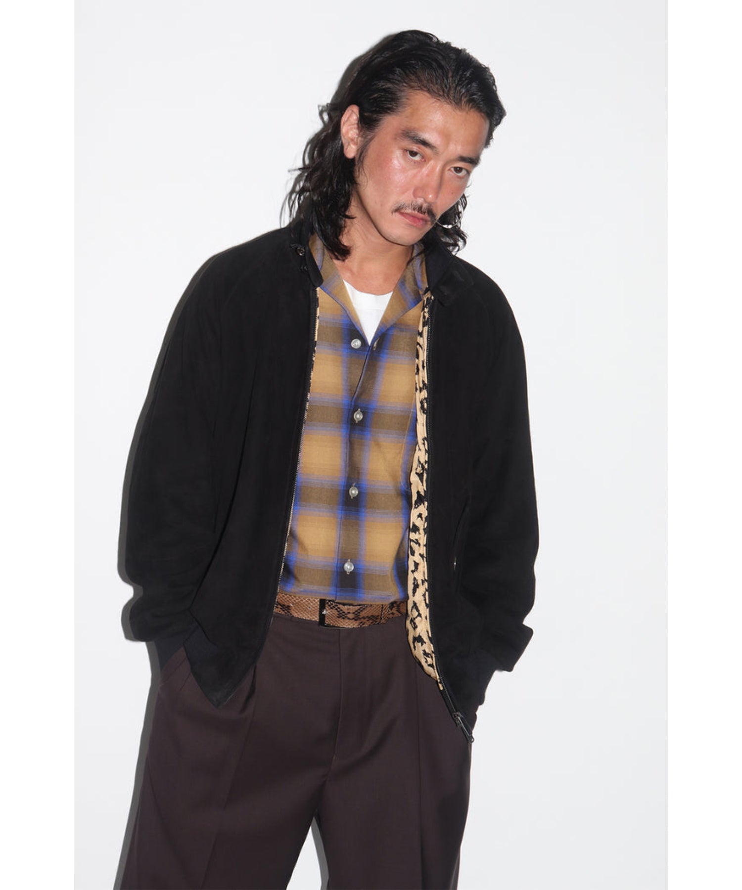 BARACUTA / SUEDE G9 HARRINGTON JACKET