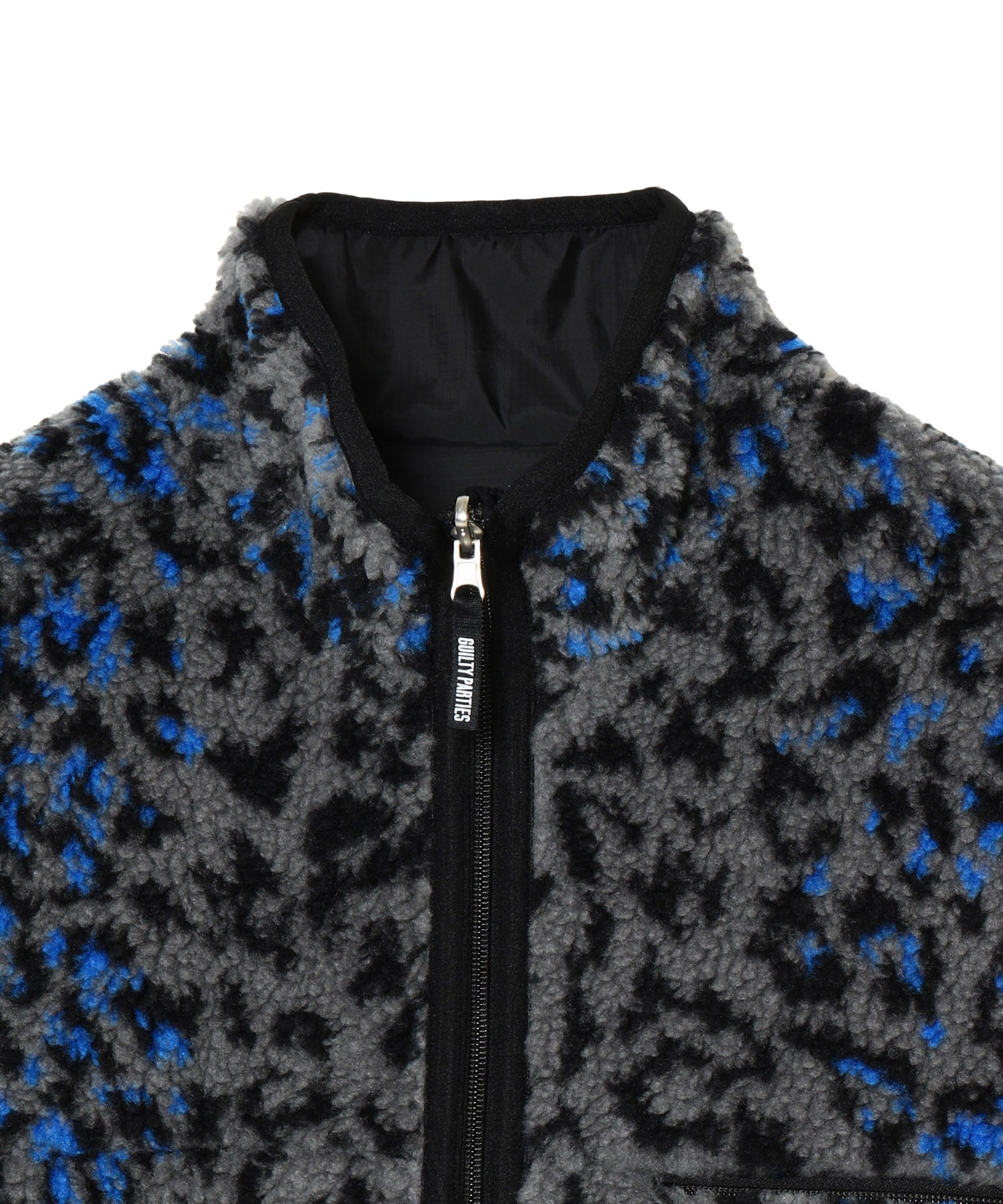 REVERSIBLE LEOPARD BOA FLEECE JACKET