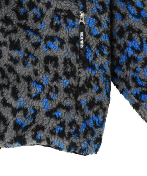 REVERSIBLE LEOPARD BOA FLEECE JACKET