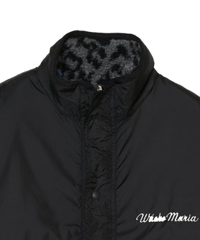 REVERSIBLE LEOPARD BOA FLEECE JACKET