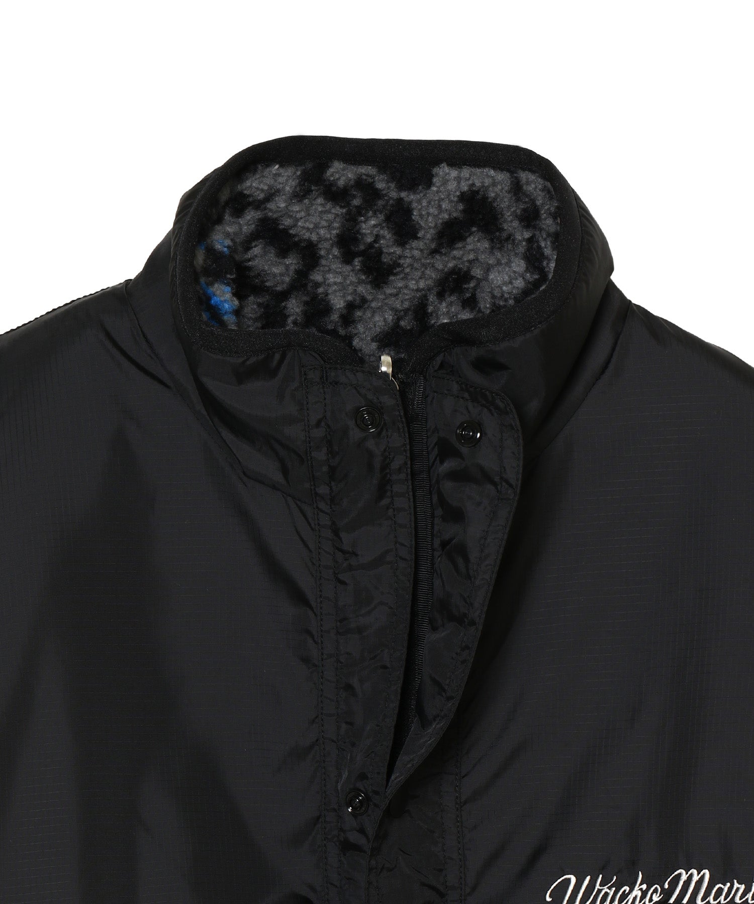 REVERSIBLE LEOPARD BOA FLEECE JACKET