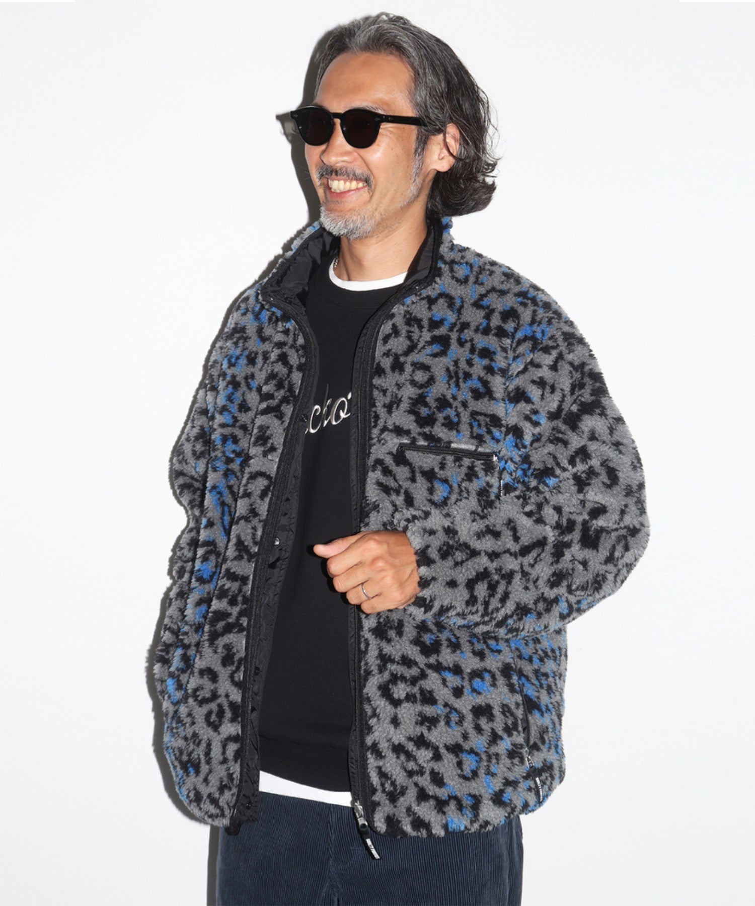 REVERSIBLE LEOPARD BOA FLEECE JACKET