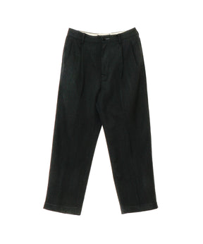 DOUBLE PLEATED WOOL TROUSERS