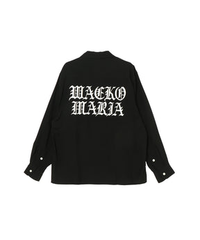トップス WACKO MARIA23SS ストライプニットジャガードポロシャツ 23SS-WMK-KN11