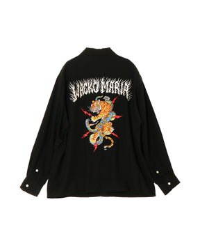 TIM LEHI / 50'S OPEN COLLAR SHIRT