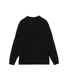 Washed Heavy Weight Crew Neck Long Sleeve T-Shirt