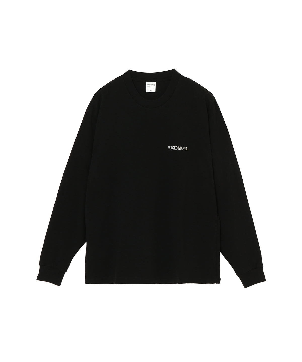 Washed Heavy Weight Crew Neck Long Sleeve T-Shirt